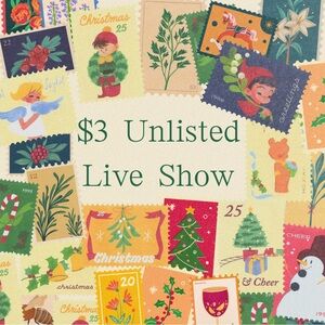 Live Show Unlisted $3 start